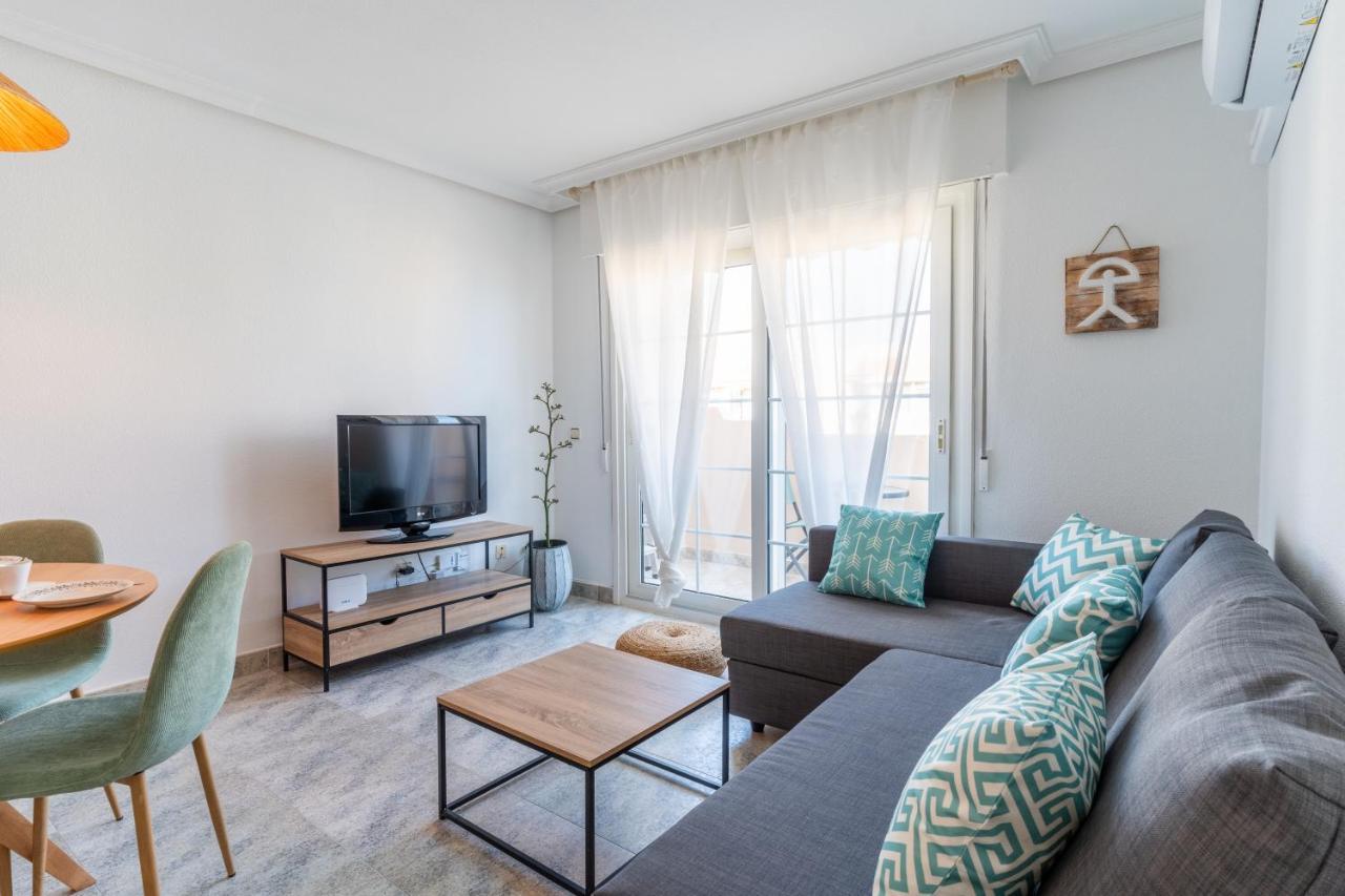 Trendyhomes Retamar - Vistas Al Mar, Playa A 1 Min, Golf Almeria Bagian luar foto